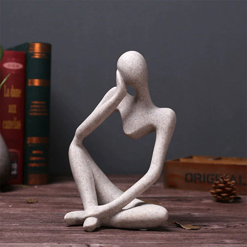 abstract thinker statue