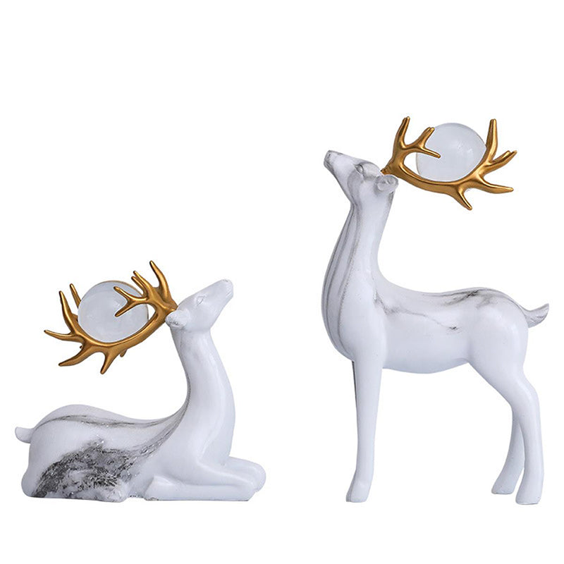 Deer Figurine Decor