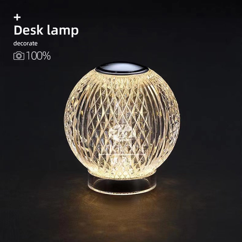 Crystal Bedside Lamp