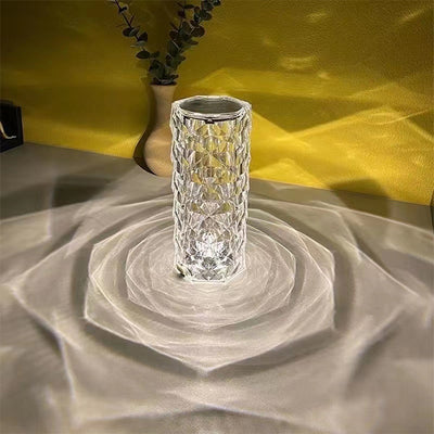 Rose Crystal Table Lamp