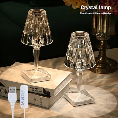 rose crystal table lamps