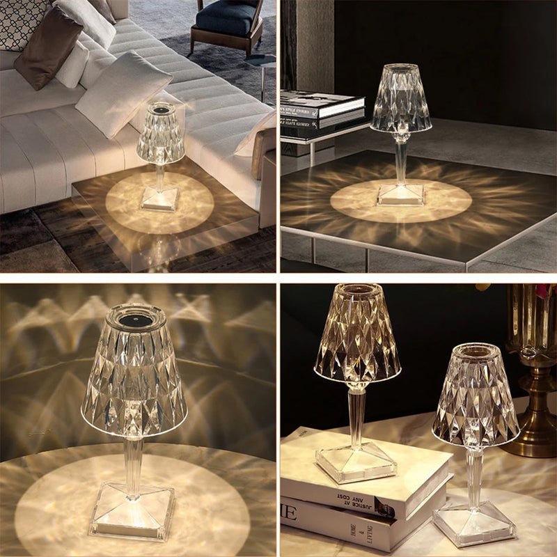 rose crystal table lamps