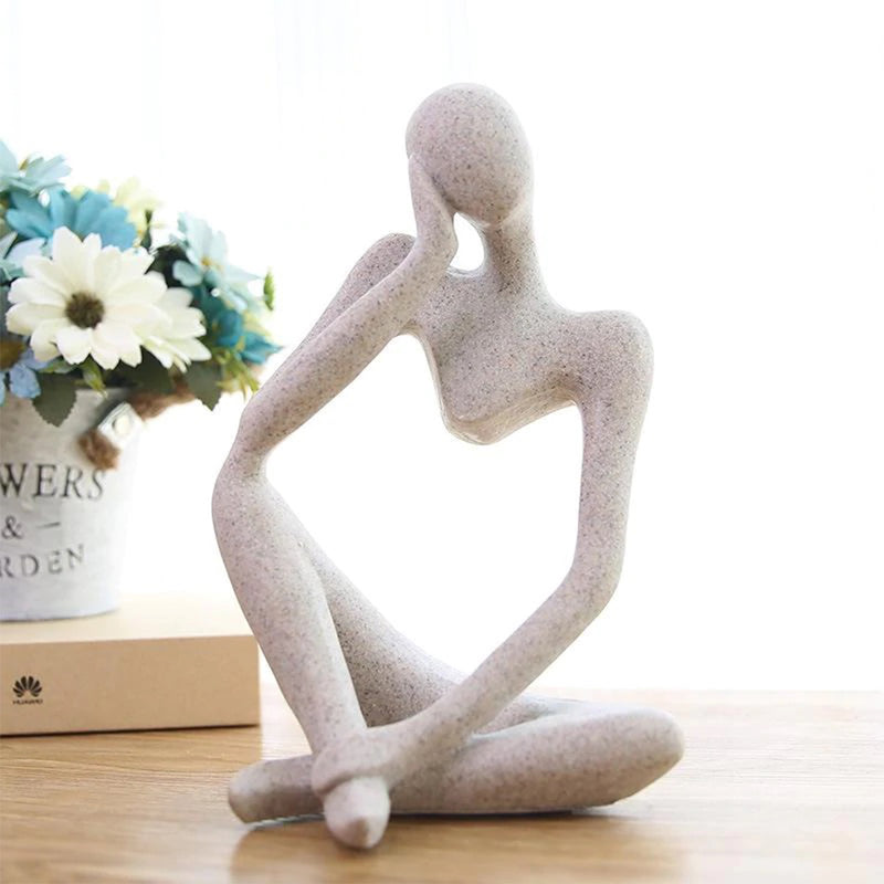 Abstract Thinker Statue