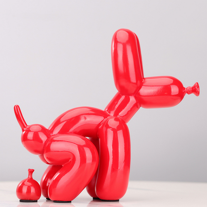 Poop Balloon Dog Sculpture