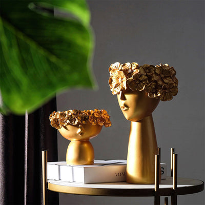 Surreal Table Faces Planters