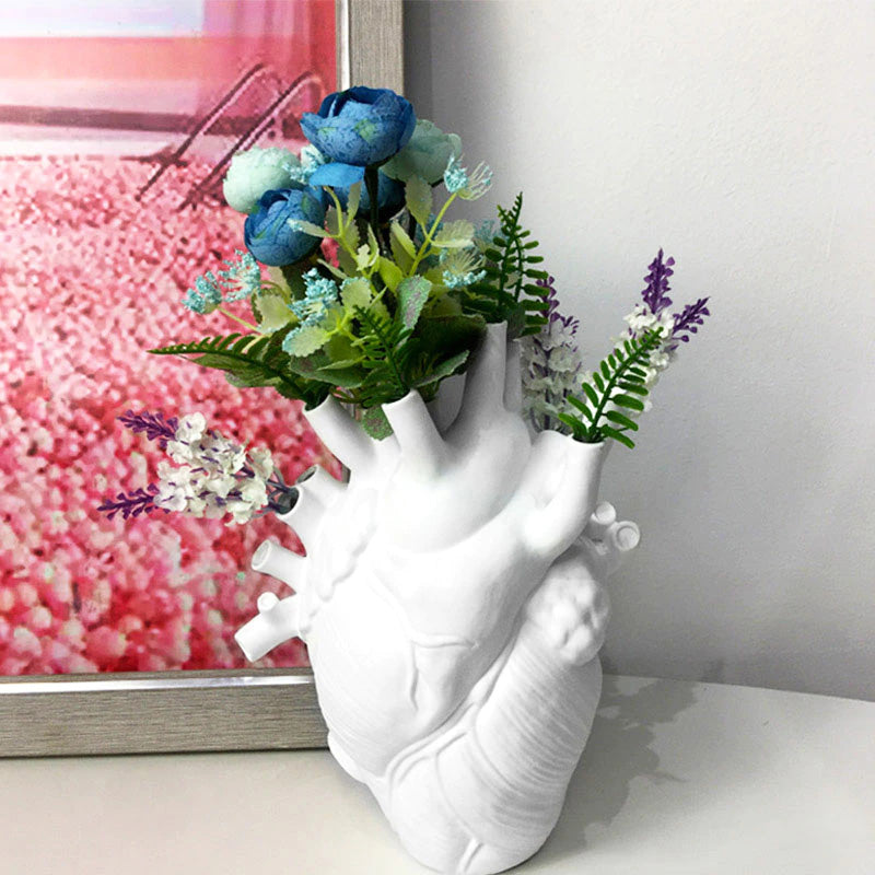 Anatomical Heart Shaped Flower Vase