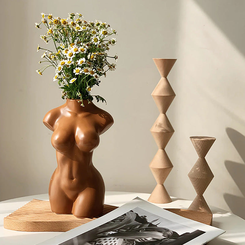 Female Body Art Vase Bohemian
