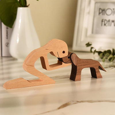 Pet&Owner Wood Carving Collection