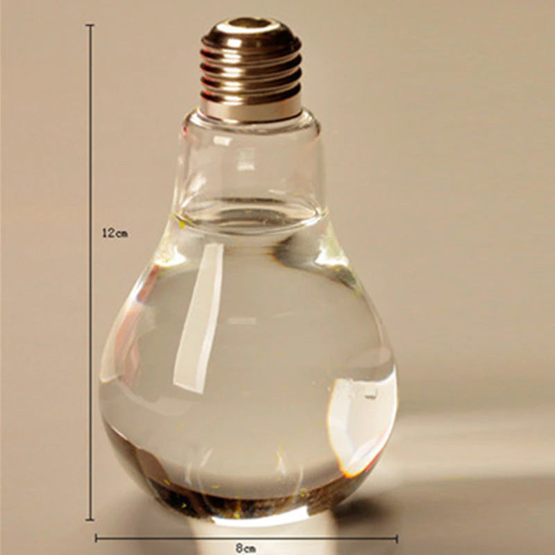 Light Bulb Transparent Glass Vase