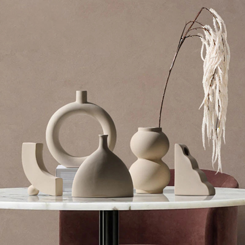 Nordic Simple Plain Ceramic Vase