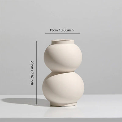Nordic Simple Plain Ceramic Vase